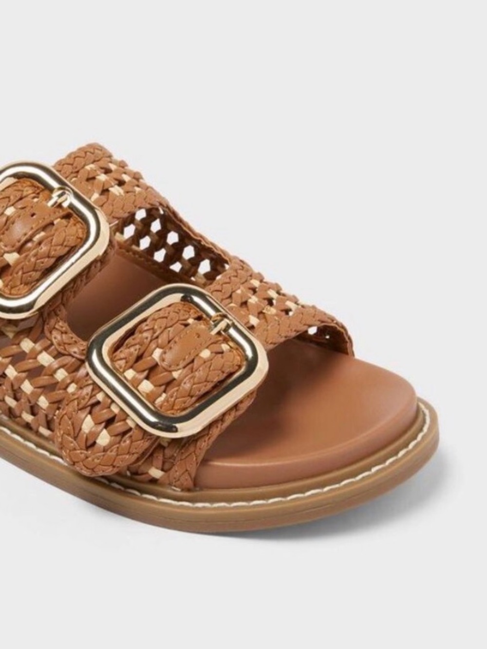 Universal Thread - Women’s Collin Sandals with Memory Foam Insole - U Cognac